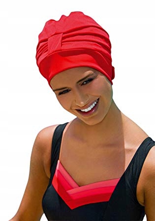 czepek FASHY 3473 TURBAN regulacja z Rzepem kolory Materiał Poliester