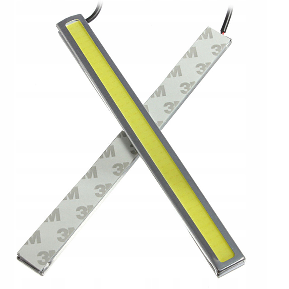 

Drl Cob Led światła dzienne 2x950lm 2szt srebrne