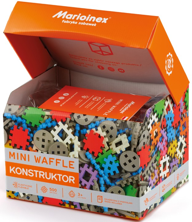 

Mini Wafle Waffle Konstruktor 500 Elementów