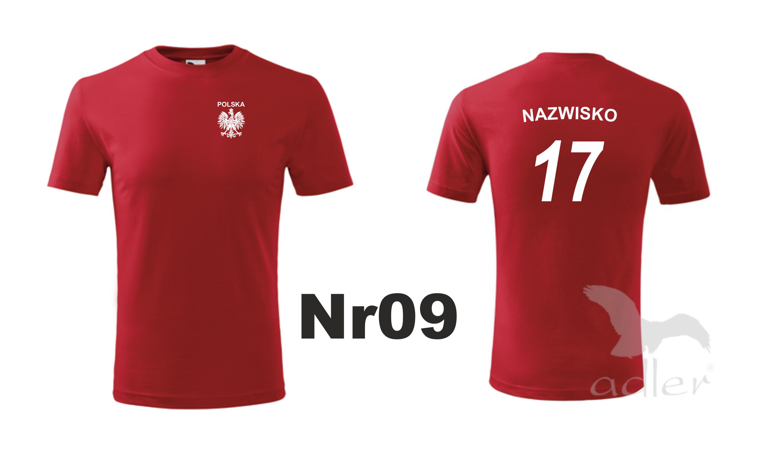 KOSZULKA SPORTOWA Z IMIENIEM NAZWISKIEM WF 110 Wiek dziecka 4 lata +