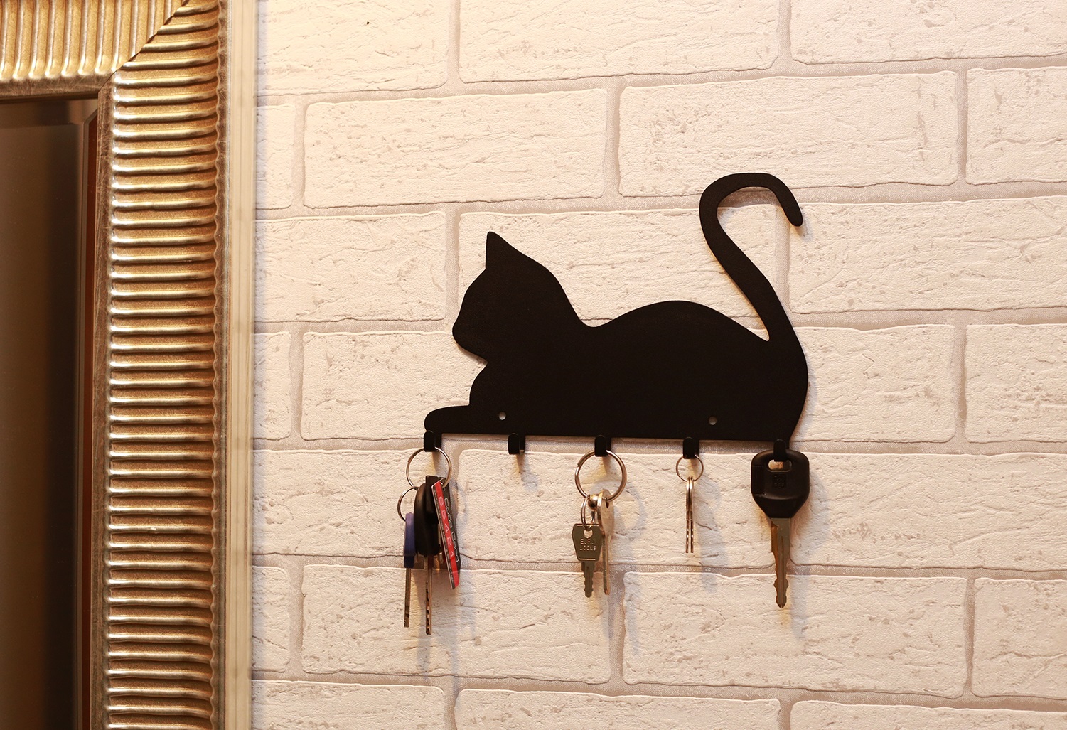 вешалка для ключей кошки