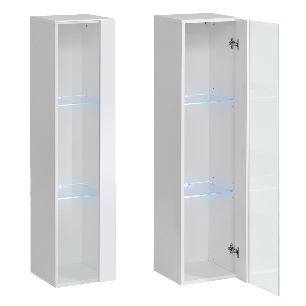 MEBLOŚCIANKA SWAP XII - WW - W. POŁYSK PVC Kolor frontów biały