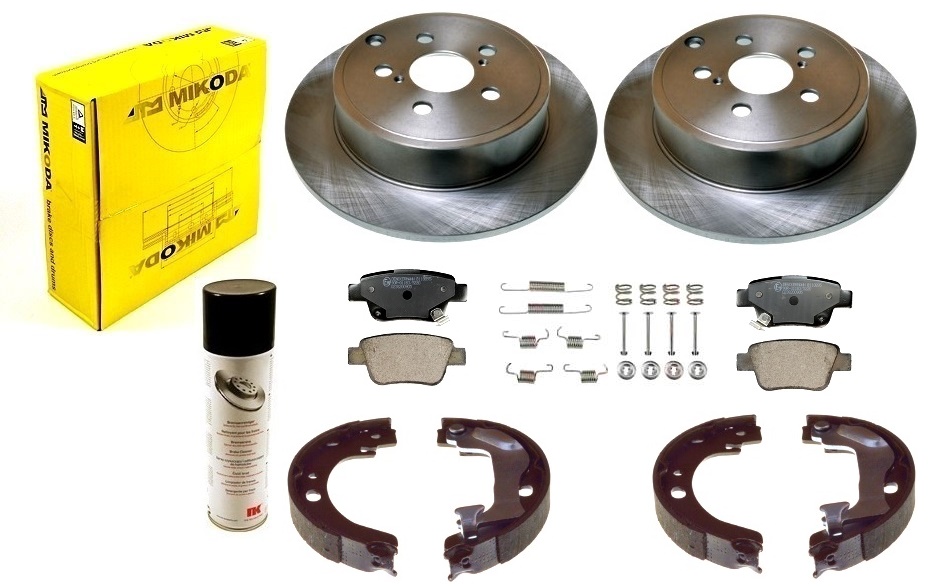 Tarcze klocki TOYOTA COROLLA VERSO 2004 2009 TYL