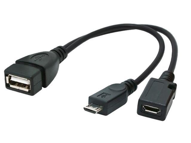 

Kabel Gembird A-OTG-AFBM-04 czarny 0,15 m