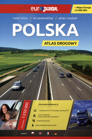 Polska Atlas drogowy Europilot 1:250 000