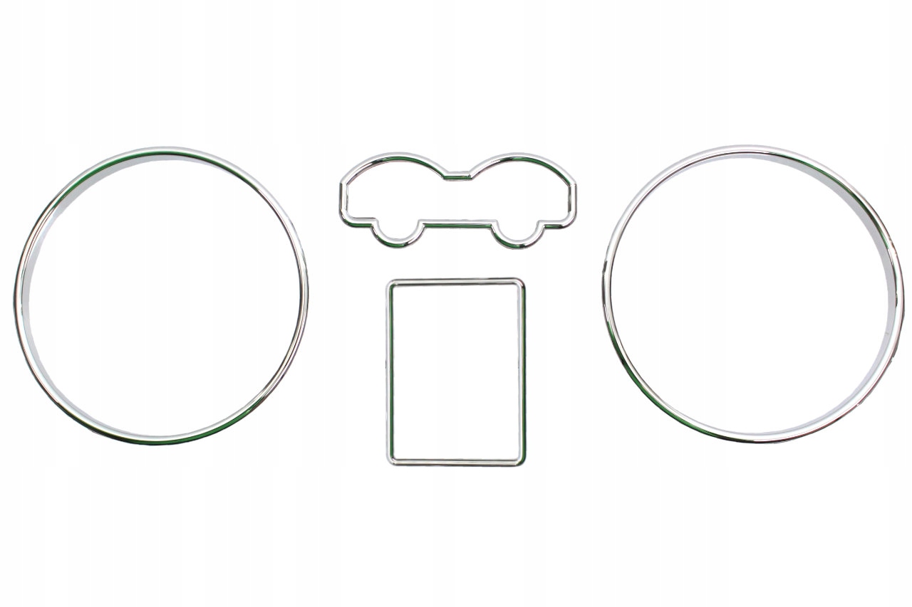 VW PASSAT B5 T4 RAMKI CHROM RINGI ZEGARY LICZNIKA