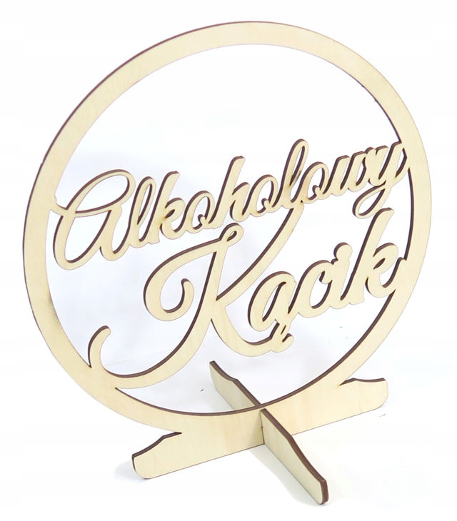 Alkoholowy Kącik OZDOBA DEKOR NA STÓŁ WESELE UE51 Marka bez marki