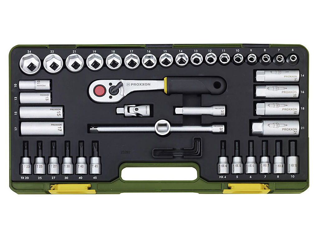 

Proxxon 23282 Zestaw kluczy nasadowych 3/8''