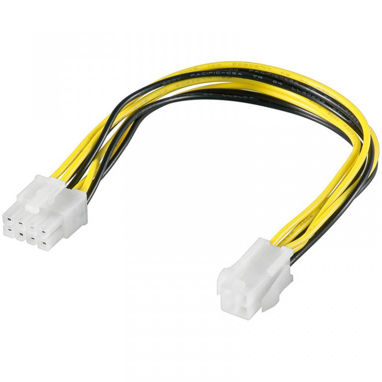 

Kabel Zasilający Przedłużacz P4 4-pin F/P8 8-pin M