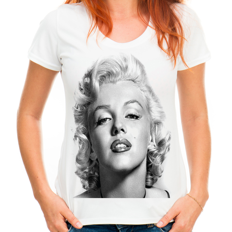 

Koszulka z Marilyn Monroe bluzka t-shirt Merlin -L