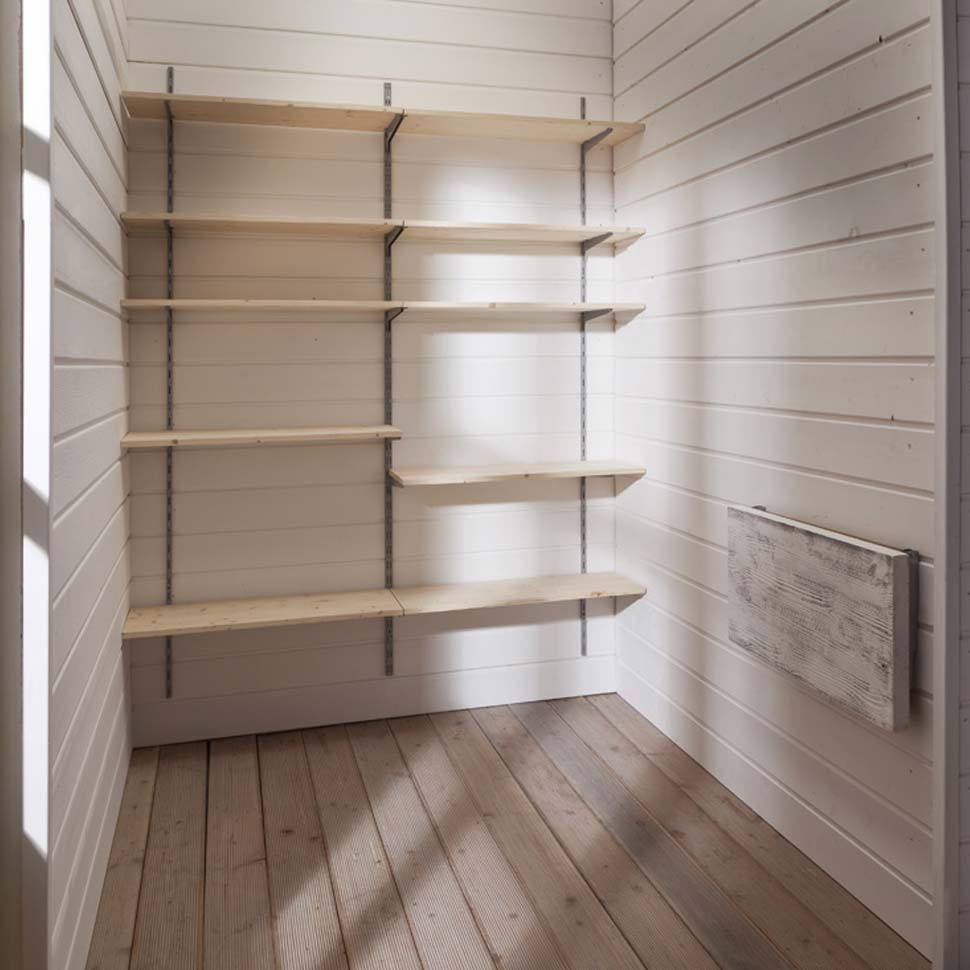 REGAŁ METALOWY LISTWA NOŚNA POD PÓŁKA BIAŁA PRO100 Wysokość 100 cm