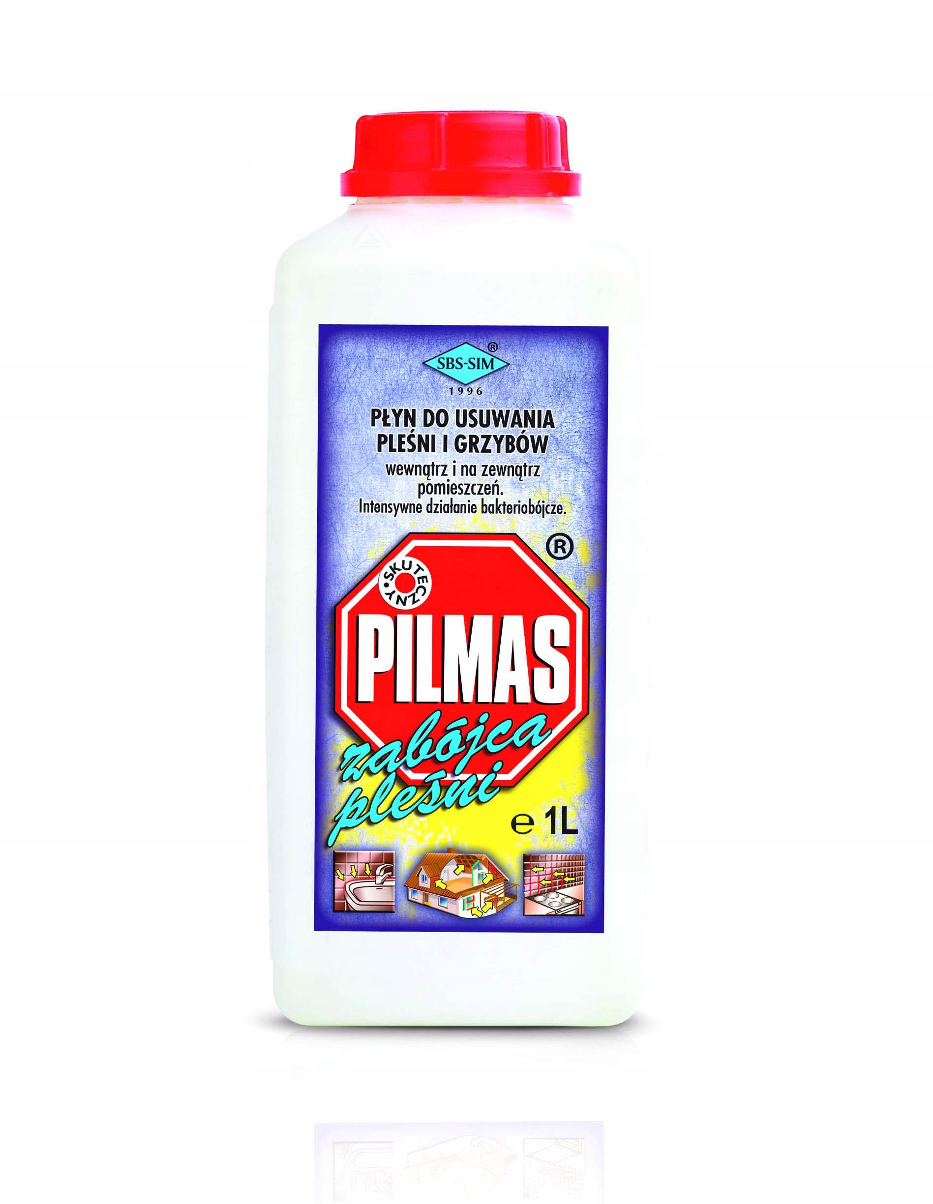

Pilmas Zabójca pleśni płyn na grzyby mchy pleśń 1L
