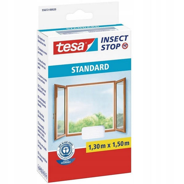 

Tesa Moskitiera Okienna 1,3 m/1,5m Standard Rzep