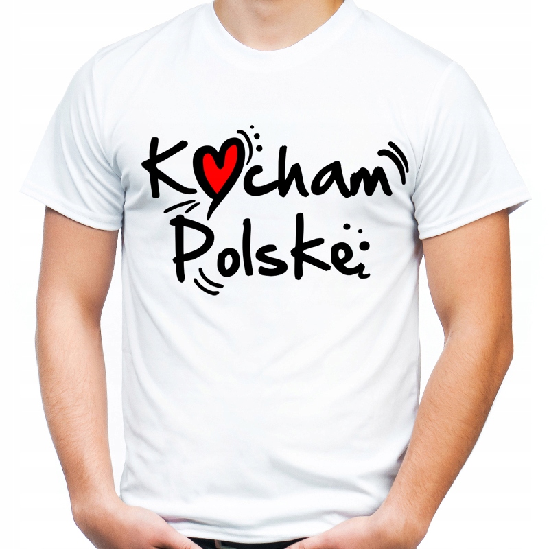

Koszulka kocham Polskę na prezent z Polski Hq -XXL
