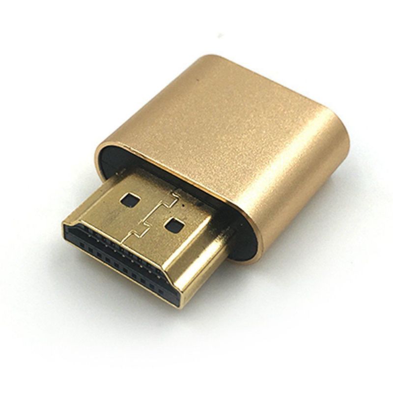 ADAPTER HDMI VGA 4K DUMMY EMULATOR MONITORA Zastosowanie Video