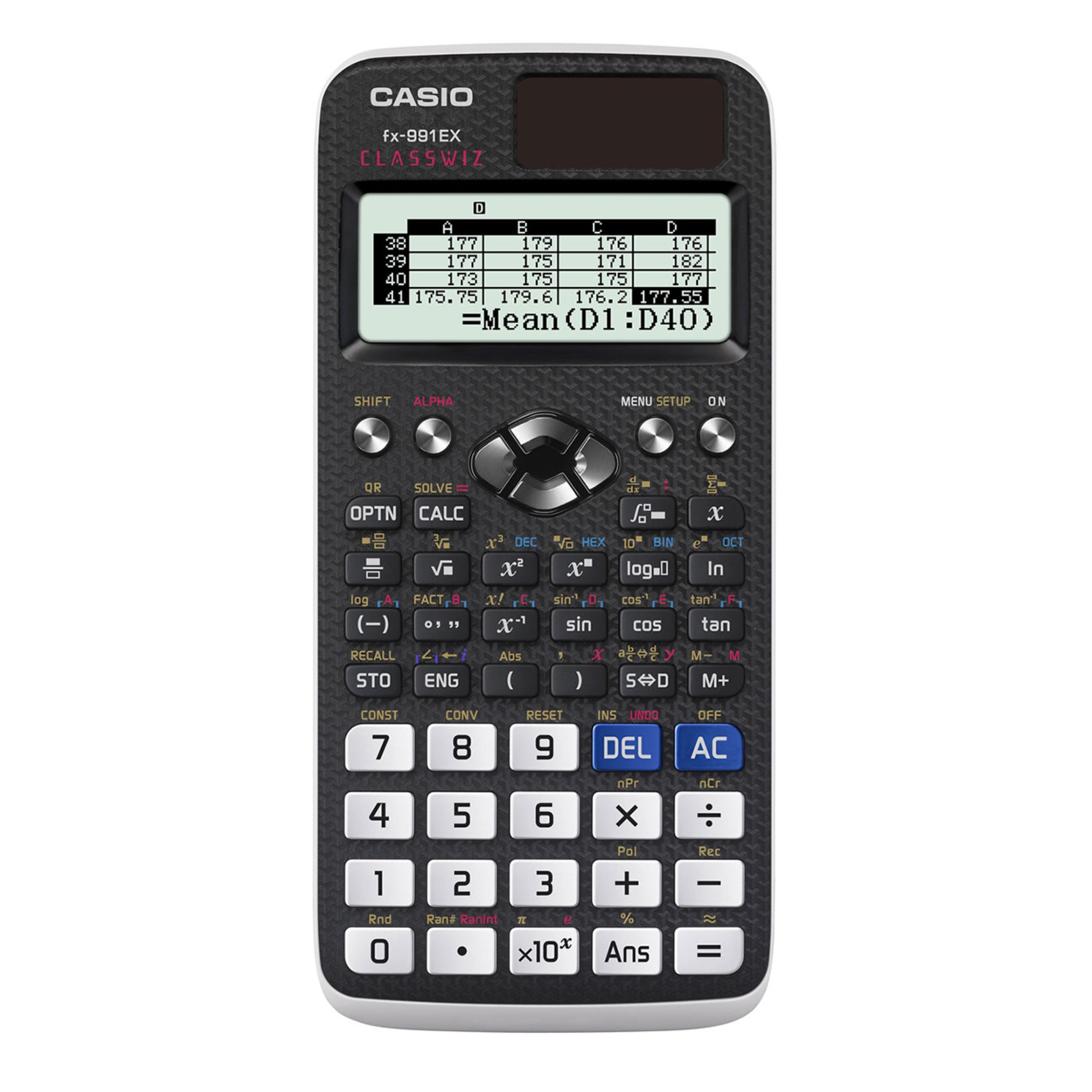 Casio Fx-570Es Plus 2 kalkulator naukowy z 417 funkcjami, czarny