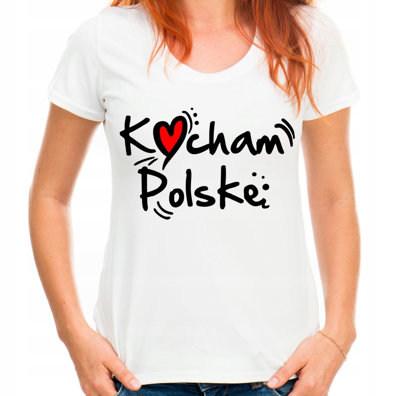 

Koszulka Polska I love Poland Kocham Polskę Hq -M