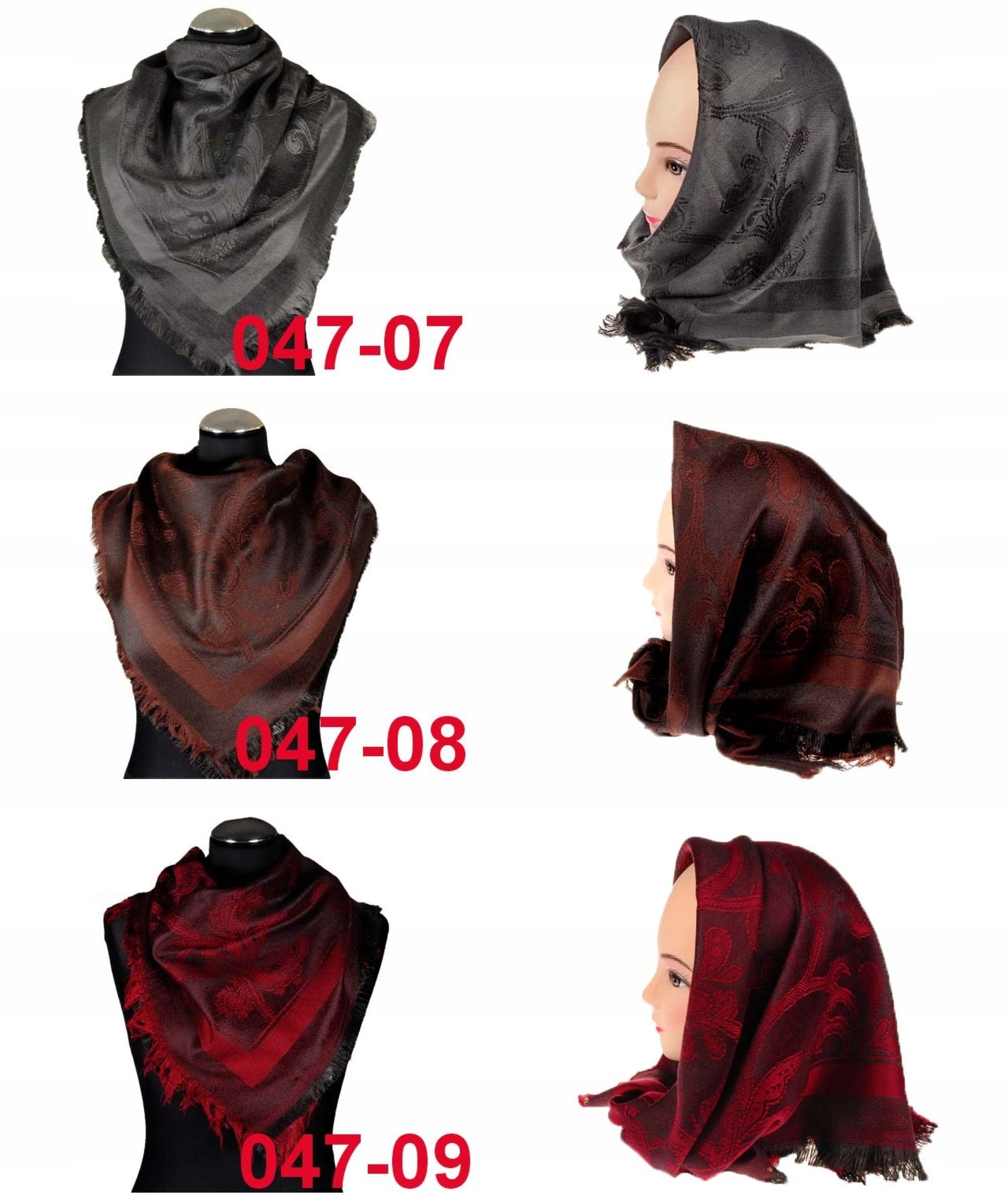 CHUSTA - APASZKA WZORZYSTA "PASHMINA" Rodzaj apaszka