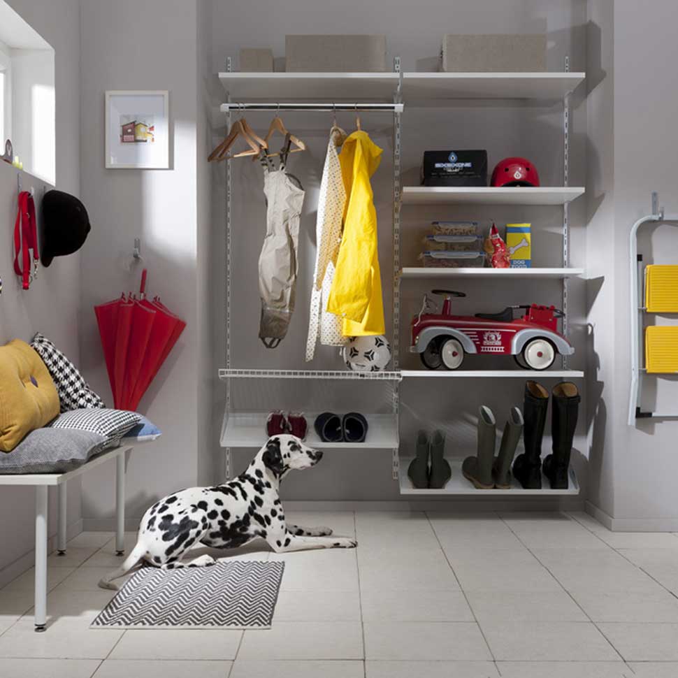 REGAŁ METALOWY LISTWA NOŚNA POD PÓŁKA BIAŁA PRO100 Szerokość 80 cm