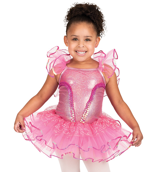 

body Balet sukienka Taniec SK735 Pink 8-9lat