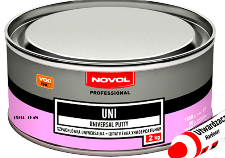 2,0 kg Uni szpachlówka wypełniająca Uniwersalna żółta Novol 146