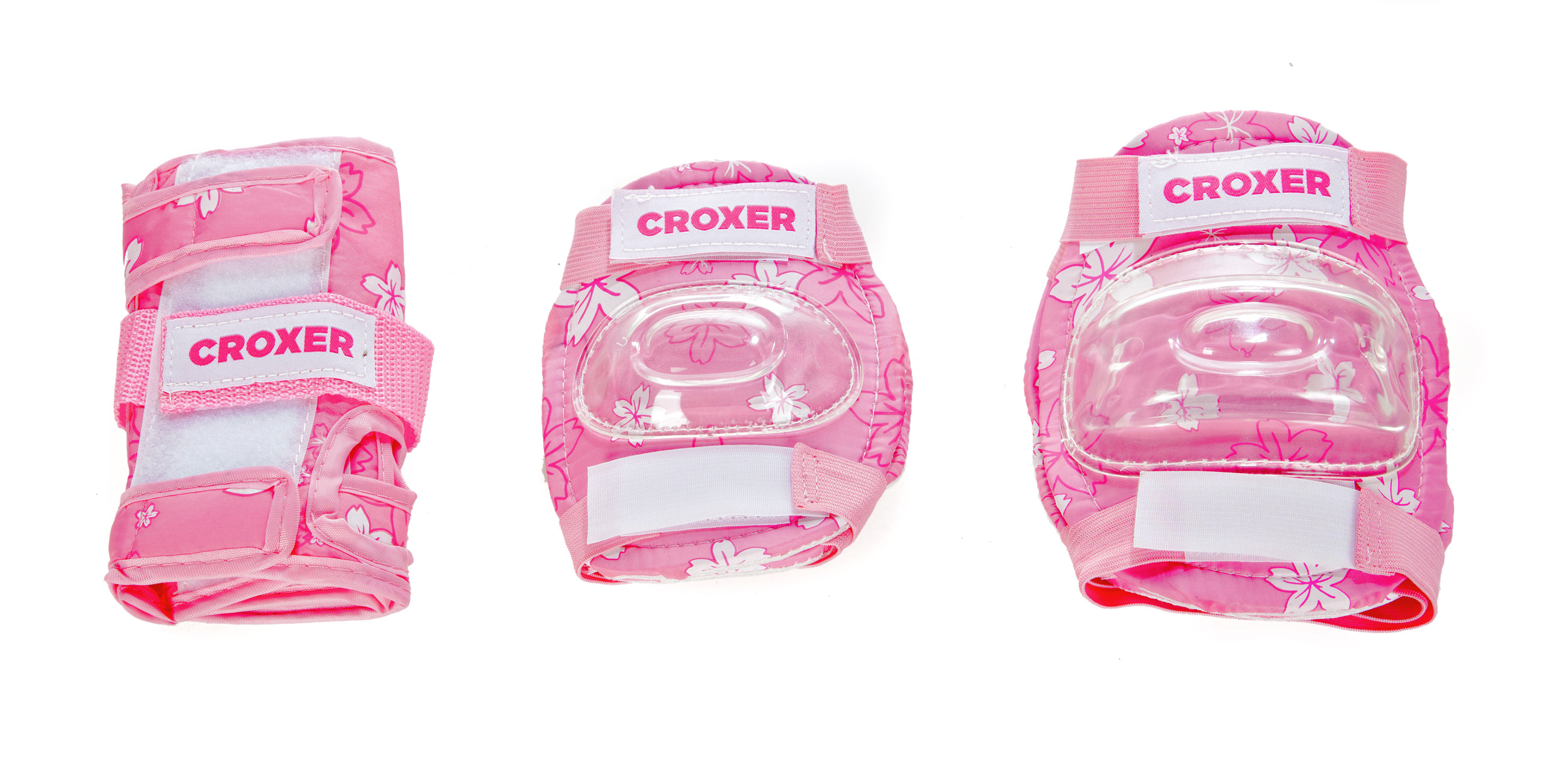 

Ochraniacze na rolki Croxer Fibre Pink S Zestaw