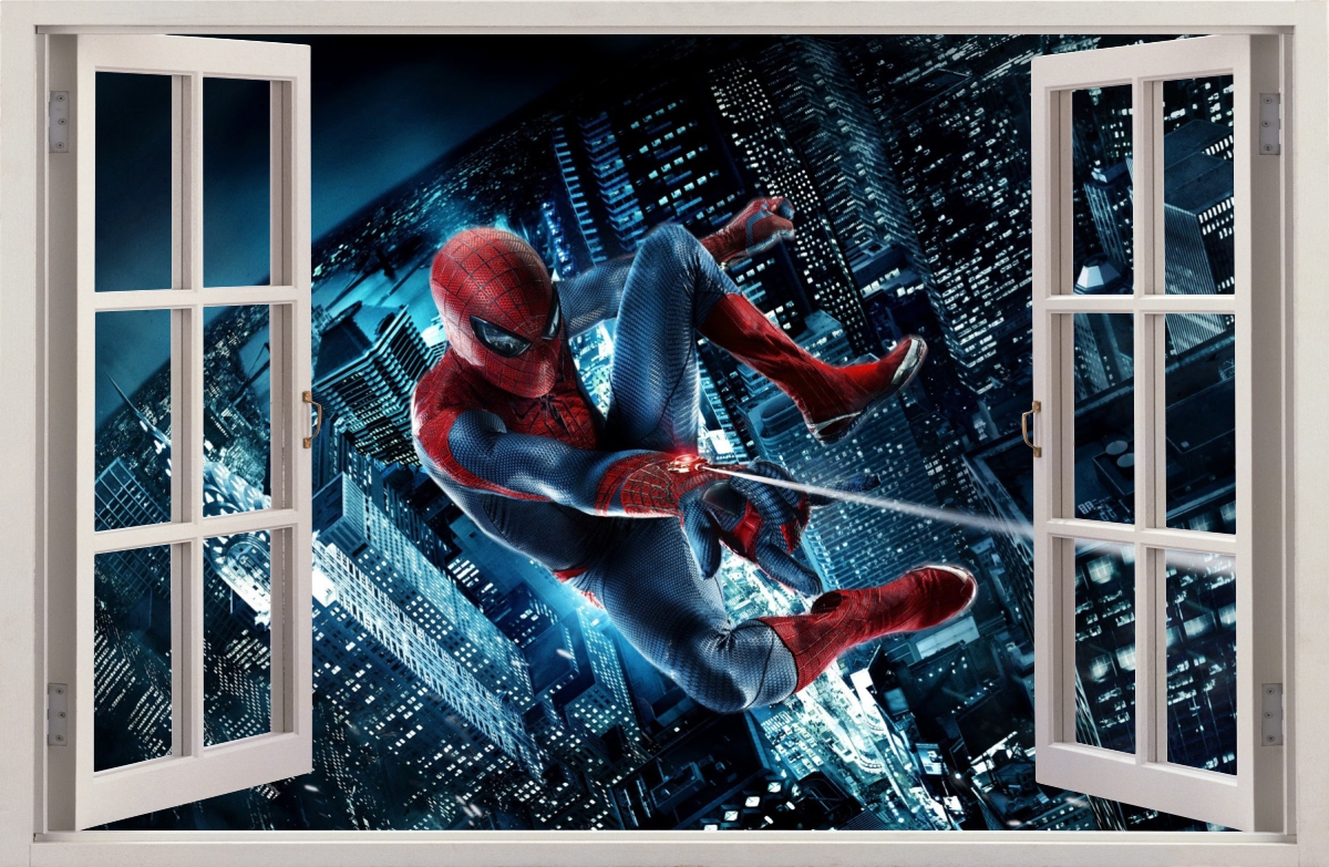 

Naklejki Na Ścianę Okno Spiderman 57 100x65 cm