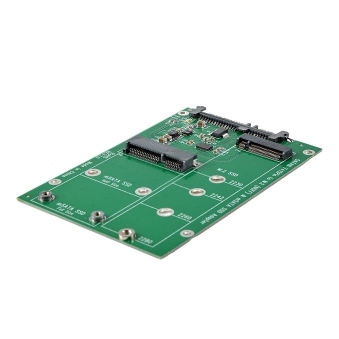 Adapter Przejściówka SATA3 M.2 NGFF mSATA SSD Dual Marka WulkanCenPL
