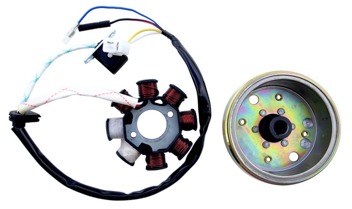 STATOR,STOJAN,ISKROWNIK z magnetem skuter 4T Romet Producent Martinelli