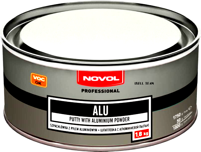 

Alu Novol Szpachlówka Z Pyłem Aluminium 1,8kg 779
