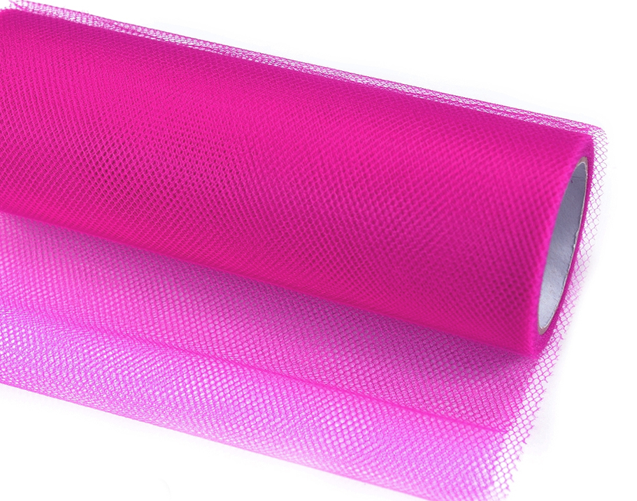 

Tiul Pompony Tutu Święta Choinka 15cm 9m Fuksja