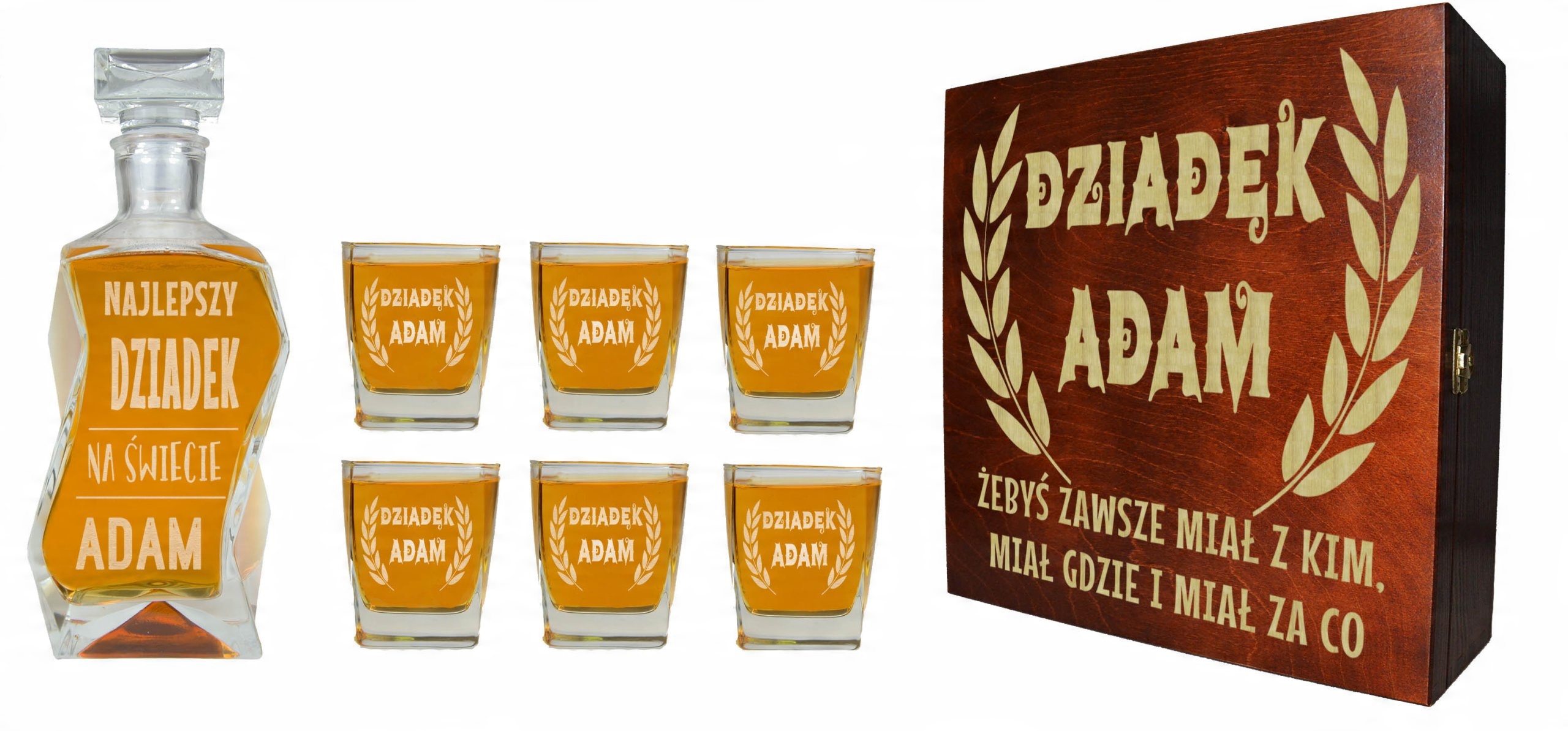 

Zestaw Z Grawerem Dla Dziadka Karafka I Szklanki