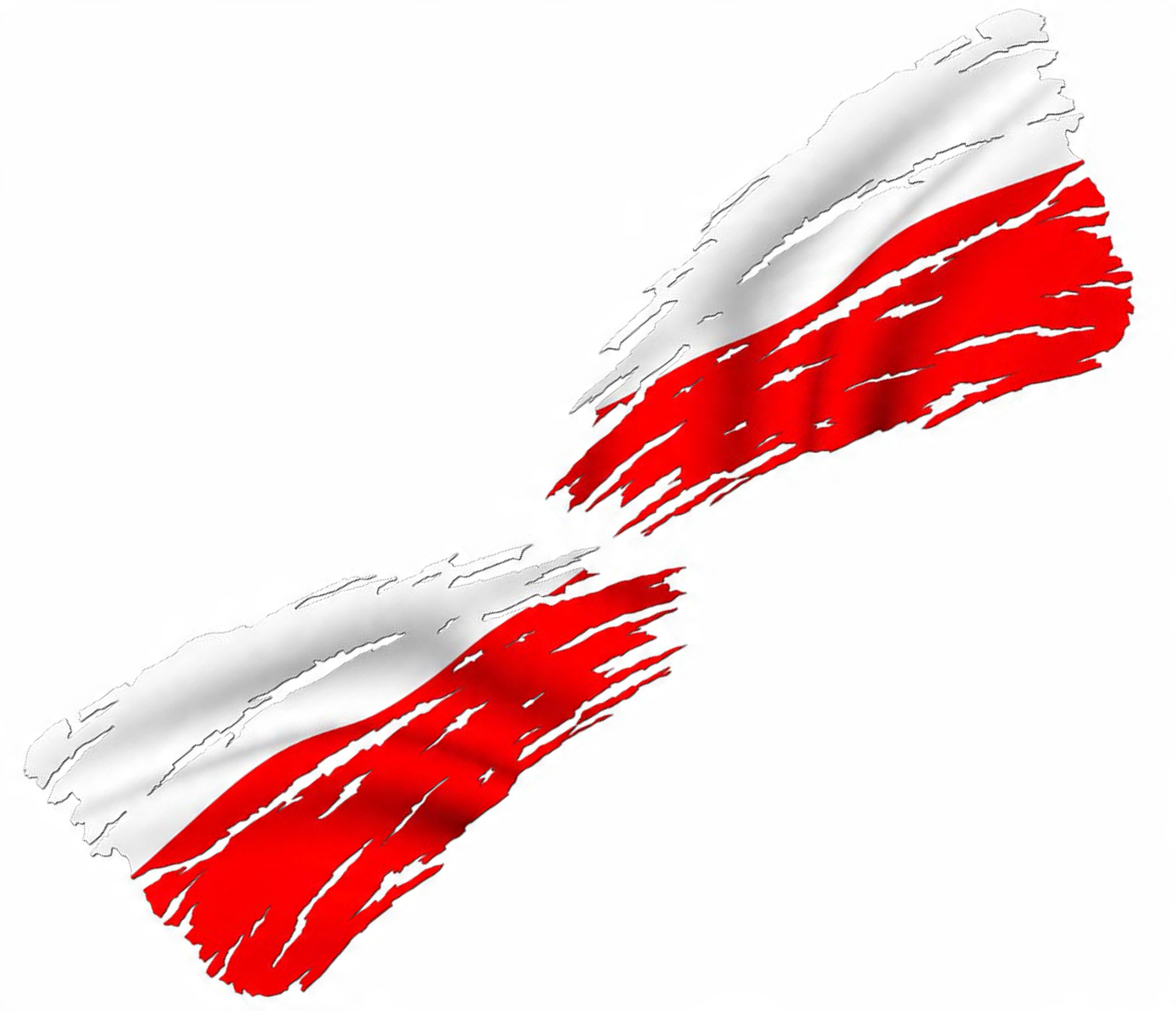 

Naklejka Naklejki Flaga Polski Pl Komplet 2szt. Uv