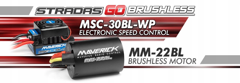 Szybkie auto sterowane MAVERICK Strada RED TC 80km Skala 1:10