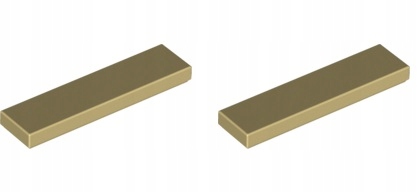 LEGO Пластина плоская 1x4 песочный tan 2431 - 2 шт