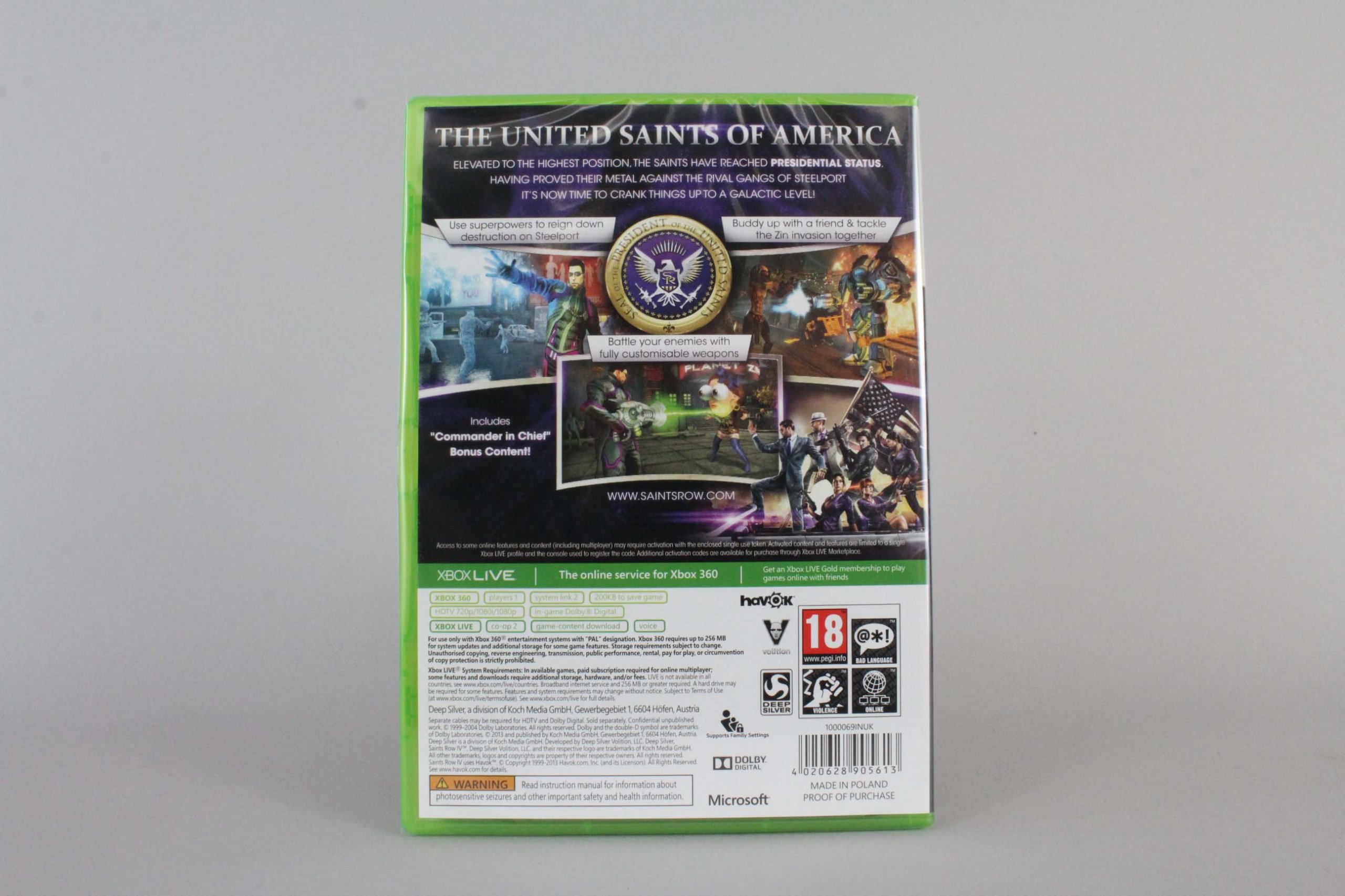 SAINTS ROW IV XBOX360 Wydawca Volition Inc.
