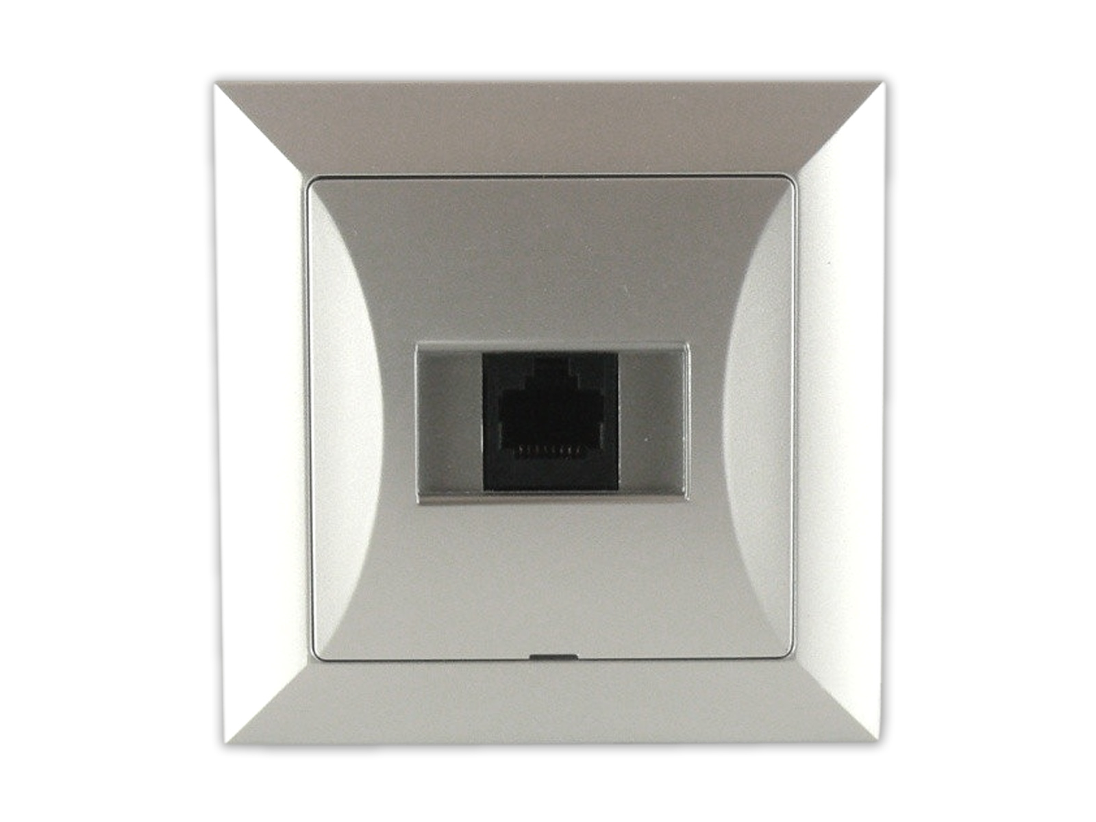 

Opal Gniazdo Komputerowe RJ45 RJ-45 Srebrny