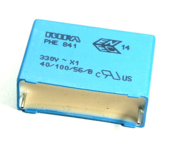 

330nF 330V~ X1 Rifa PHE841 27.5mm 330VAC .......x1