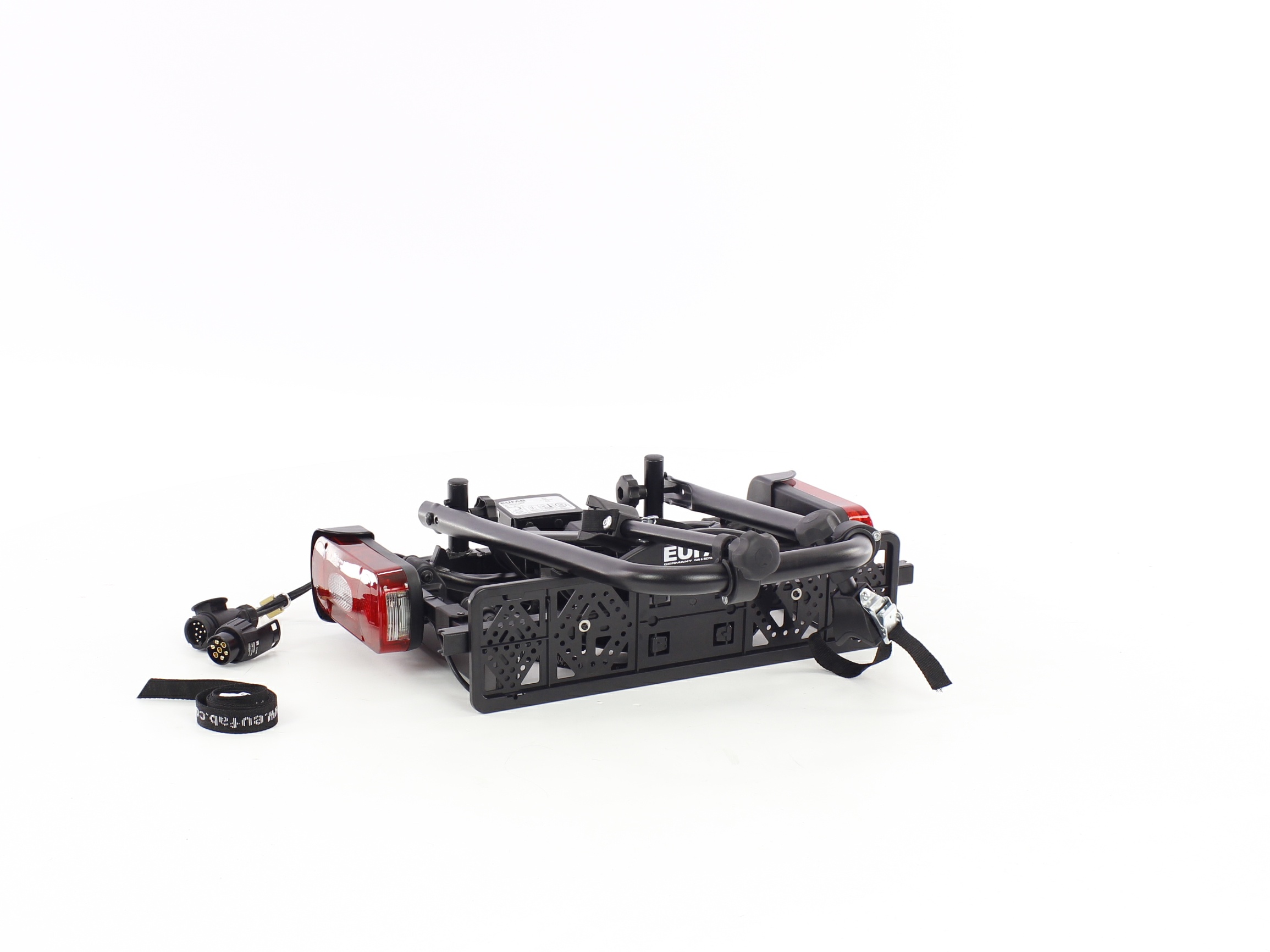 Skladany BAGAZNIK rowerowy platforma NA HAK EUFAB Additional Features rear lights support reverse light support