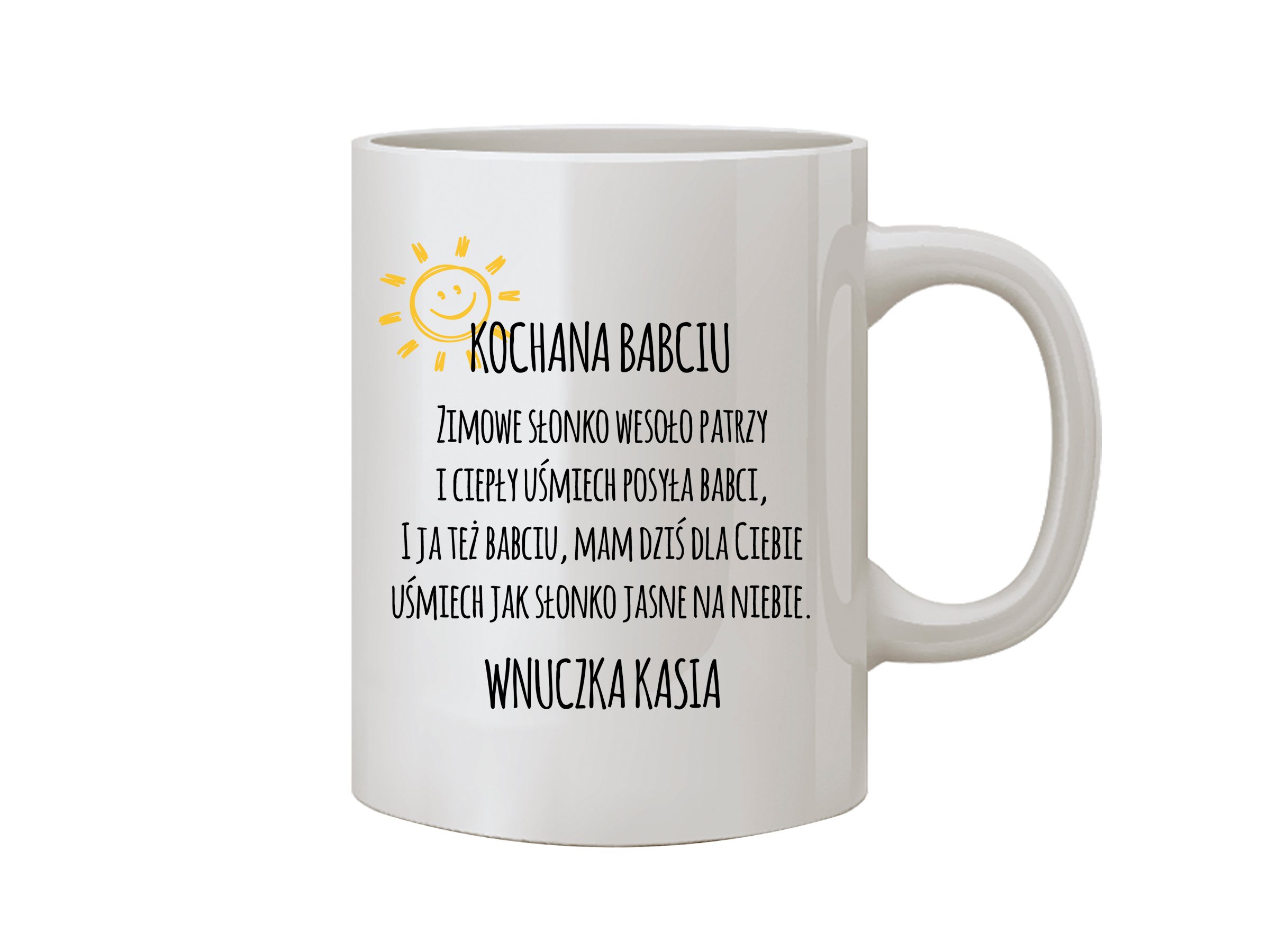 

Kubek Z Nadrukiem Na Dzień Babci Dużo Wzorów 330ml