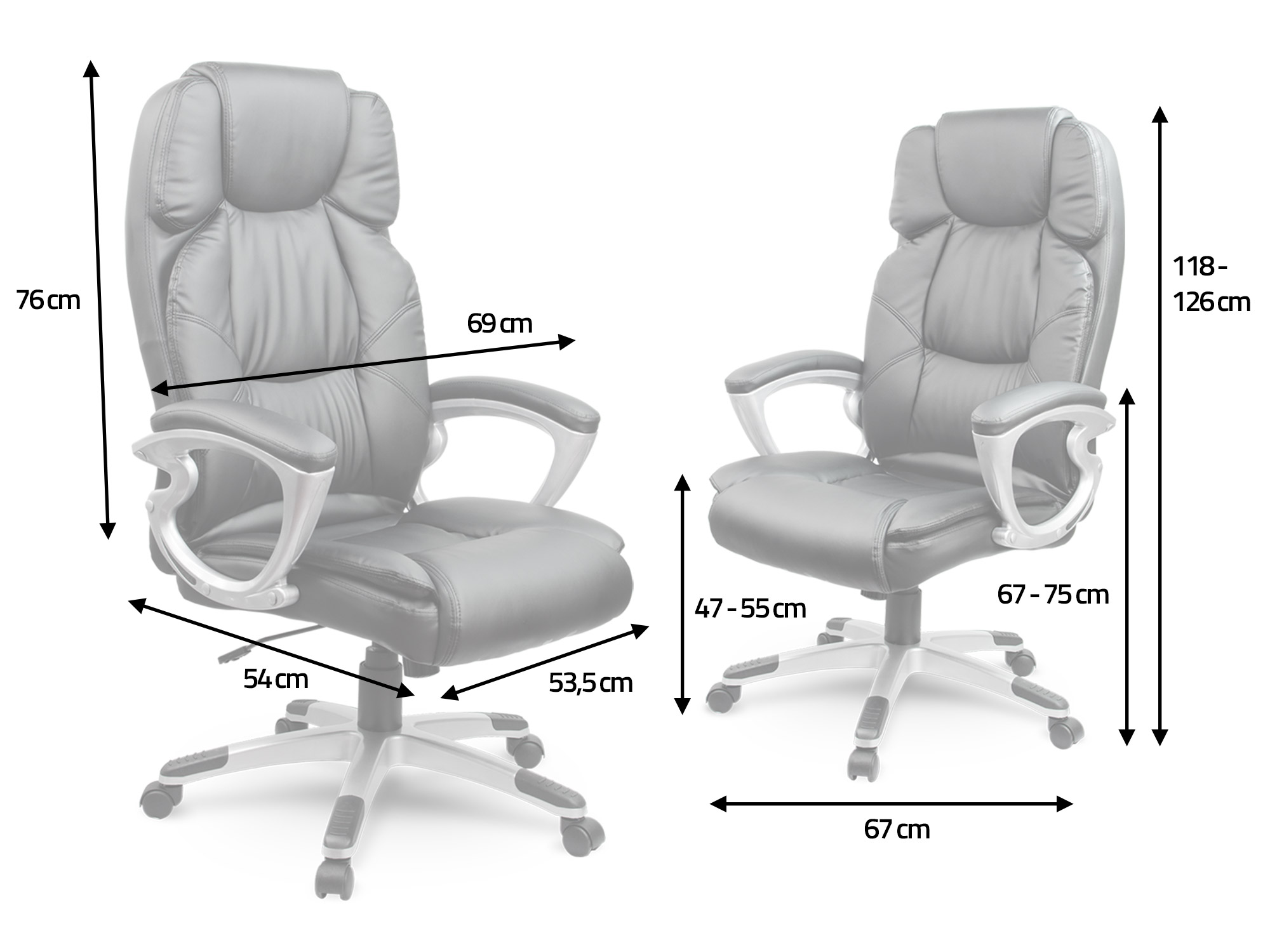 Sofotel EG-222 черное "кресло руководителя". Кресло офисное высота кресла 112-122 ширина сиденья 490 высота спинки 720. Строение кресла. Отличие стула от кресла.