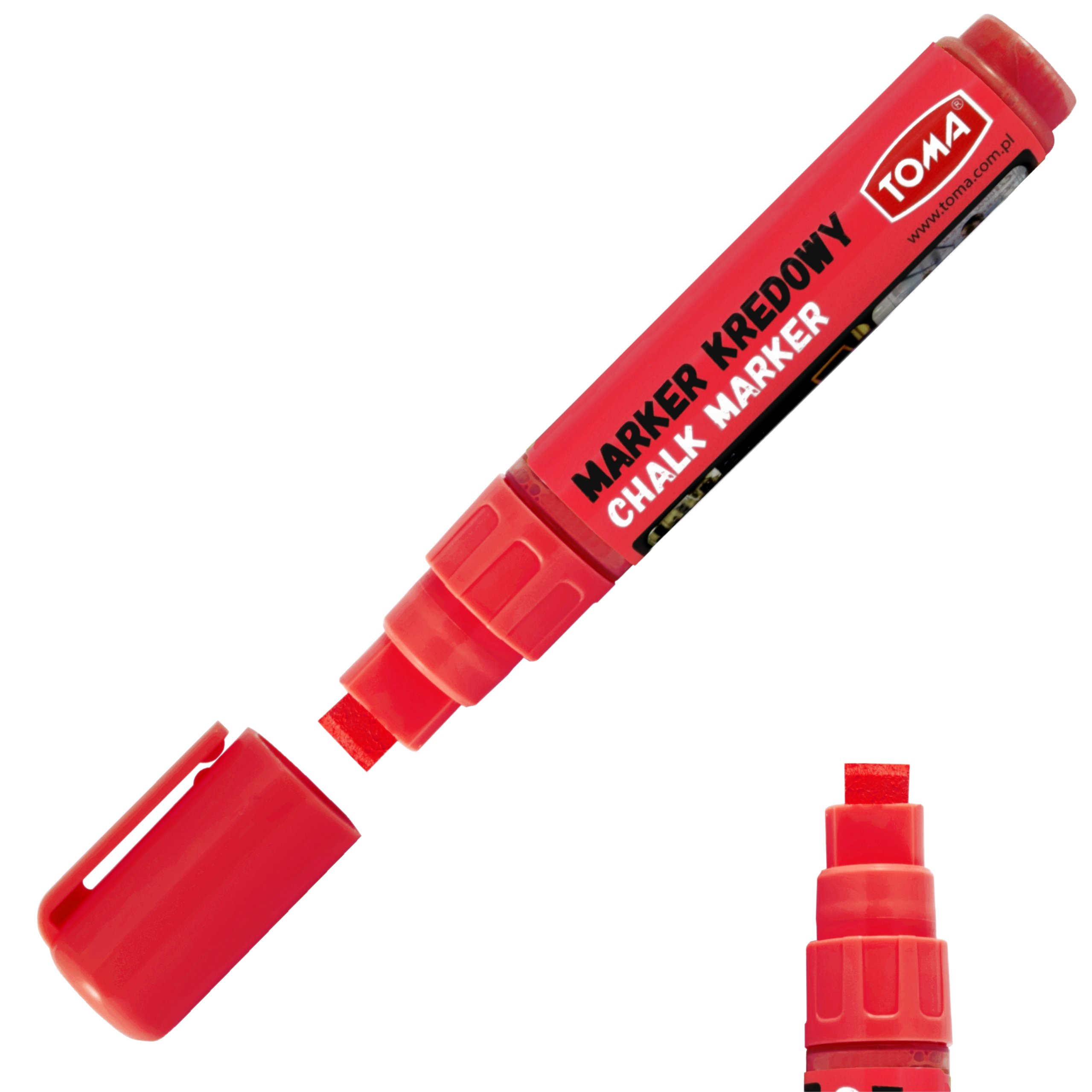

Marker kredowy tablic szyb Toma 291 XL czerwony