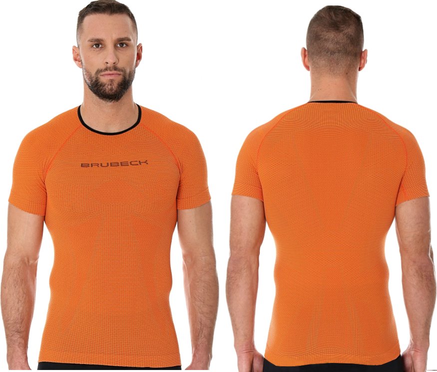 BRUBECK koszulka kr. męska 3D Run PRO SS11920 r S Rękaw krótki rękaw