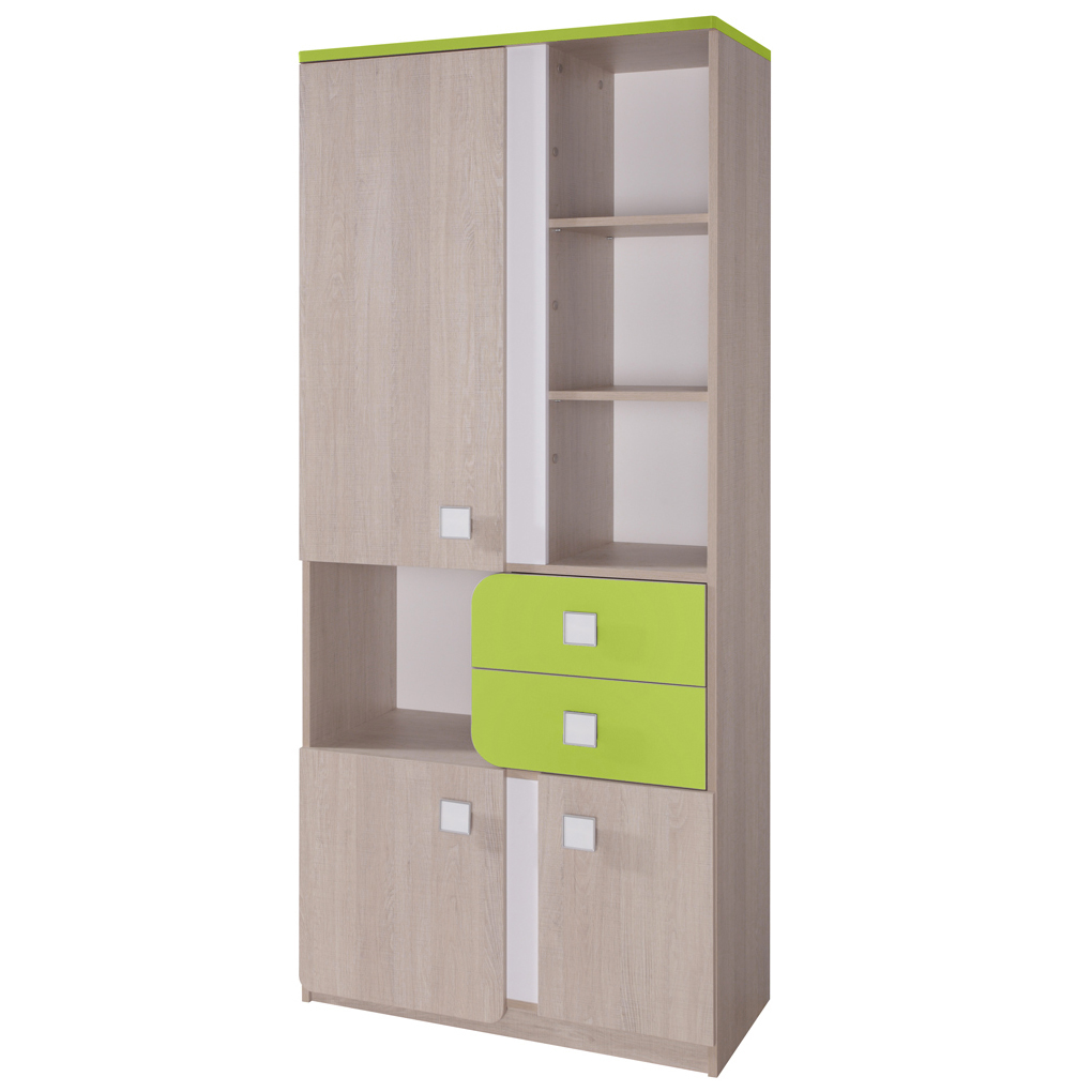 

meble Duo 2 szeroki regał 80 z szufladami 3kolory