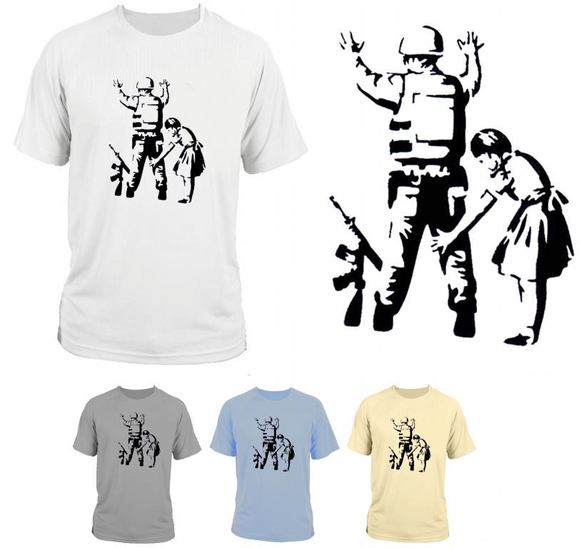 

koszulka t-shirt Banksy style / uarmia army