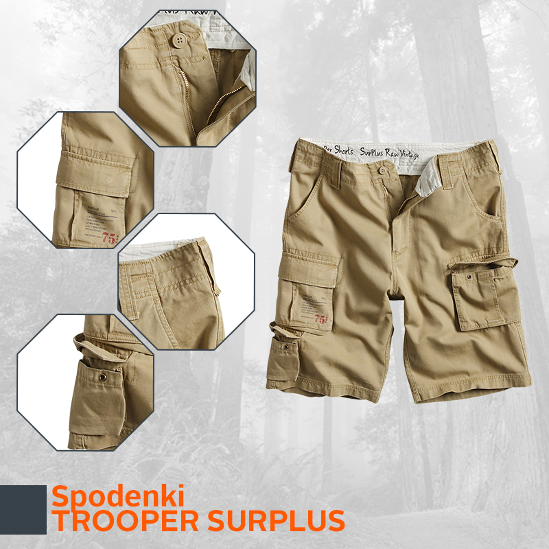 Surplus Spodenki Szorty USA Spodnie M65 TROOPER XL Rozmiar XL