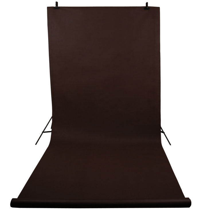 BRĄZOWE TŁO FOTOGRAFICZNE PP 1,6x10m+TULEJA GRATIS Model TŁO