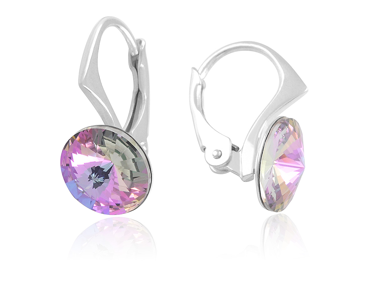 

Małe Kolczyki Z Kr. Swarovski Rivoli 8MM Kolory