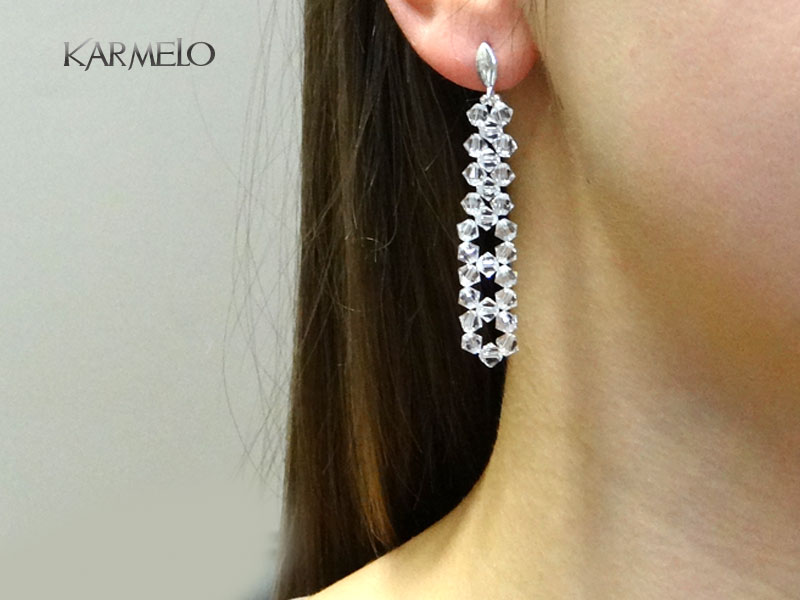 Komplet do Ślubu z kryształami Swarovski KP55 Marka Inna marka