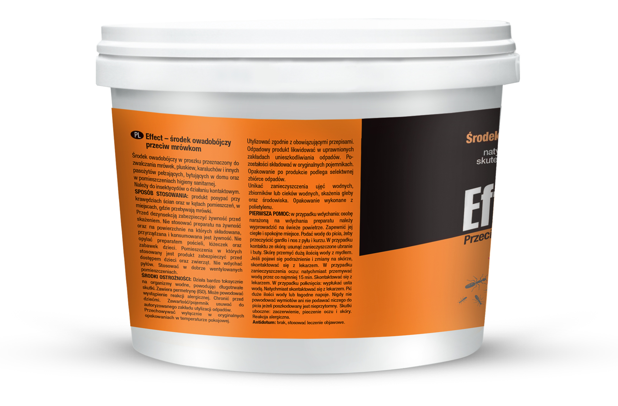 PROSZEK ŚRODEK GRANULAT PREPARAT NA MRÓWKI PLUSKWY KARALUCHY EFFECT 500G Rodzaj proszek